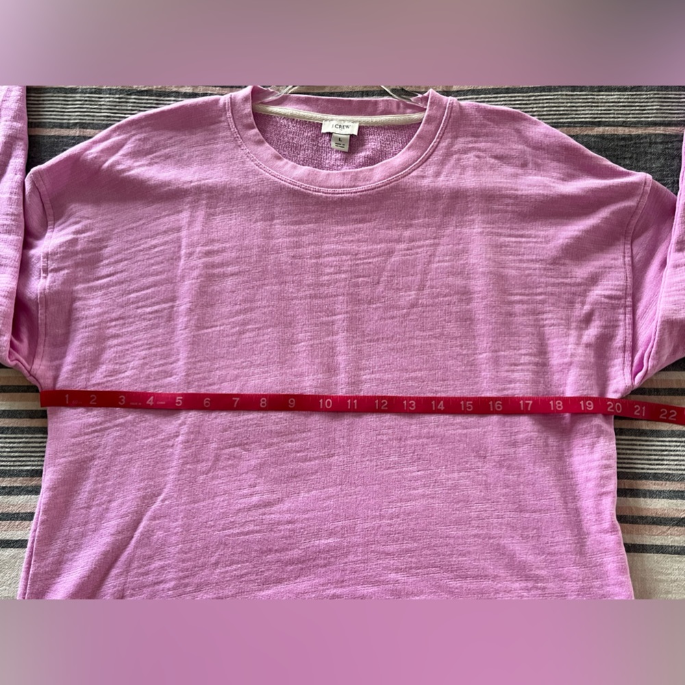 J CREW | L | Pink Sweatshirt - Picture 5 of 8